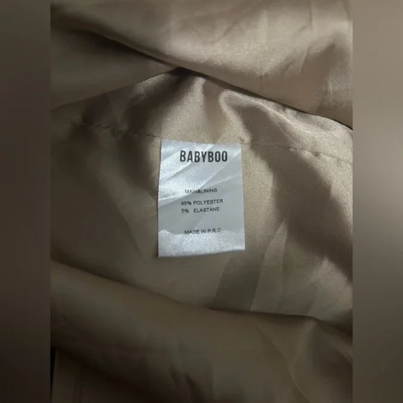 BABYBOO Avery Mini Dress Champagne Size XS - Picture 11 of 12